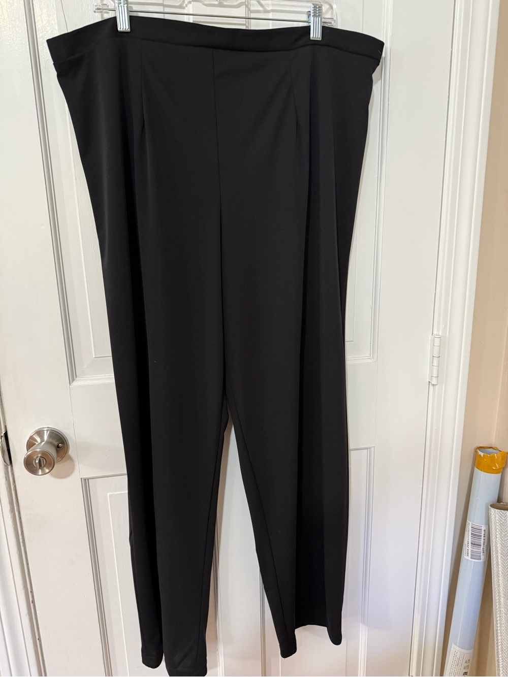 Gray 100% polyester Women's Stretch Pull-On Pants- size 22 inches